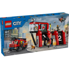 Конструктор LEGO City 60414 Пожарная станция с пожарной машиной
