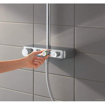 Душевая система  Grohe Euphoria SmartControl System 310 Duo 26507LS0 (белая луна/хром)