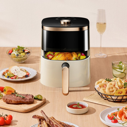 Аэрогриль (аэрофритюрница) Deerma DEM-KZ30W