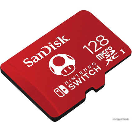 Карта памяти SanDisk Nintendo Switch Licensed Card Super Mario Edition microSDXC 128GB SDSQXAO-128G-GNCZN