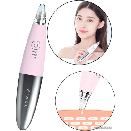 Прибор для вакуумной чистки InFace MS7000 (розовый)