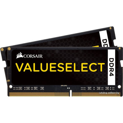 Оперативная память Corsair Value Select 2x8GB DDR4 SO-DIMM PC4-17000 [CMSO16GX4M2A2133C15]