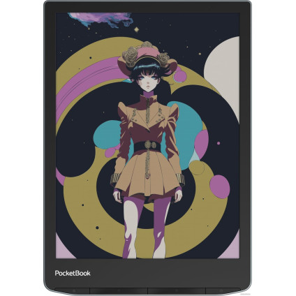 Электронная книга PocketBook 743K3 InkPad Color 3 (черный/серебристый)
