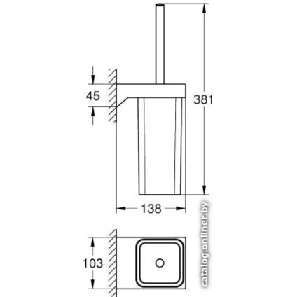 Ершик для унитаза Grohe Grohe 40857000