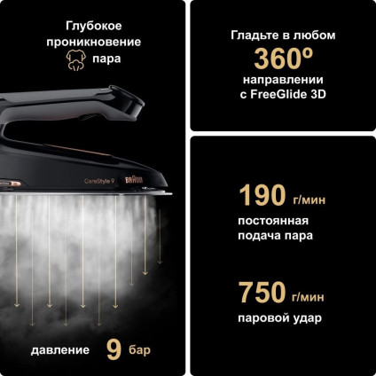 Утюг Braun CareStyle 9 IS9090BK