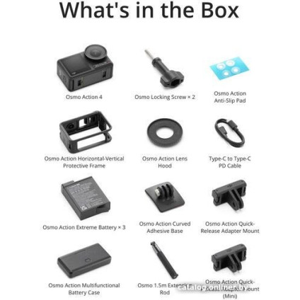 Экшен-камера DJI Osmo Action 4 Standard Combo