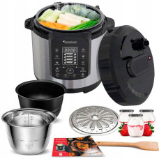 Мультиварка-скороварка TurboTronic TT-DPC9 (серебристый)