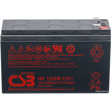 Аккумулятор для ИБП CSB Battery HR1224W F2 (12В/6.4 А·ч)