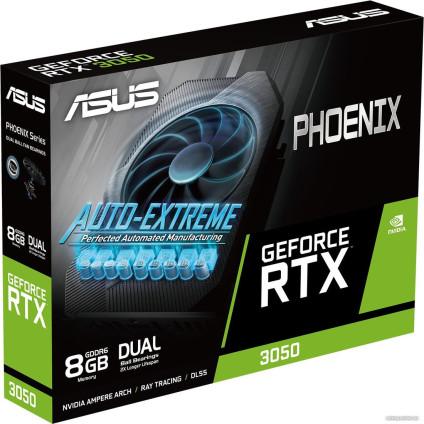 Видеокарта ASUS Phoenix GeForce RTX 3050 V2 8GB GDDR6 PH-RTX3050-8G-V2