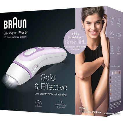 Фотоэпилятор Braun Silk-expert IPL Pro 3 PL3012