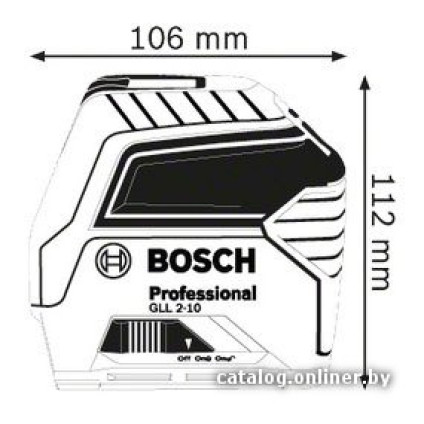 Лазерный нивелир Bosch GLL 2-10 Professional [0601063L00]