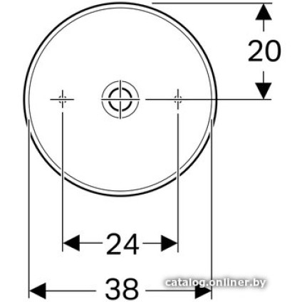 Умывальник Geberit VariForm 500.768.01.2
