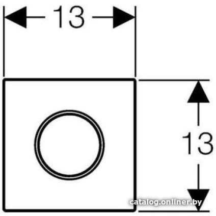 Панель смыва Geberit Sigma 10 HyTouch 116.015.KK.1 (белый/золотистый)