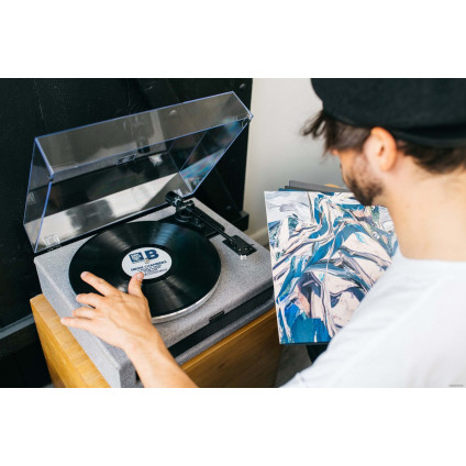 Виниловый проигрыватель Lenco LS-440 (серый)