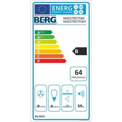Кухонная вытяжка Berg Maestro 52 WH