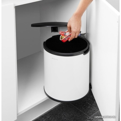 Мусорное ведро Brabantia Built in Bin 15 л (белый)