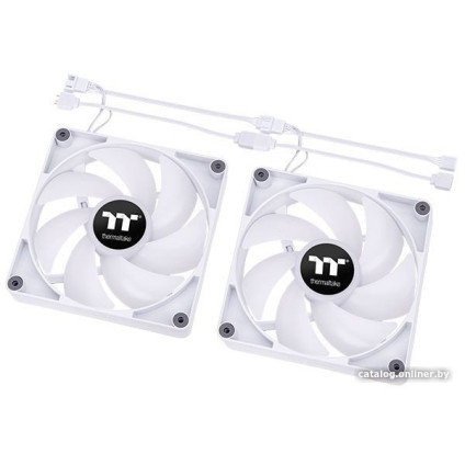 Комплект вентиляторов для корпуса Thermaltake CT140 ARGB White 2-Fan Pack CL-F154-PL14SW-A