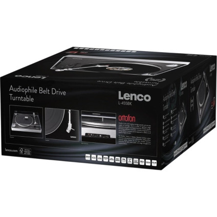 Виниловый проигрыватель Lenco L-455BK