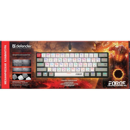 Клавиатура Defender Forge GK-345 (Outemu Brown)