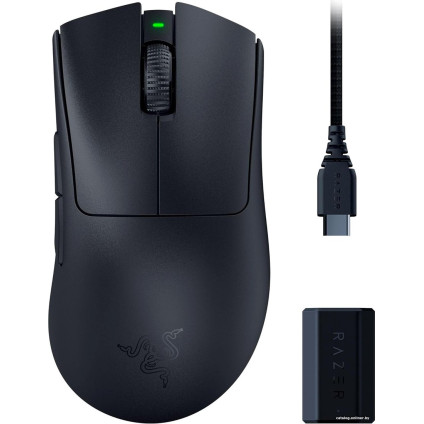 Игровая мышь Razer Deathadder V3 Pro HyperPolling Wireless Dongle Bundle