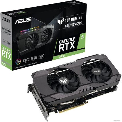 Видеокарта ASUS TUF Gaming GeForce RTX 3050 OC Edition 8GB GDDR6 TUF-RTX3050-O8G-GAMING