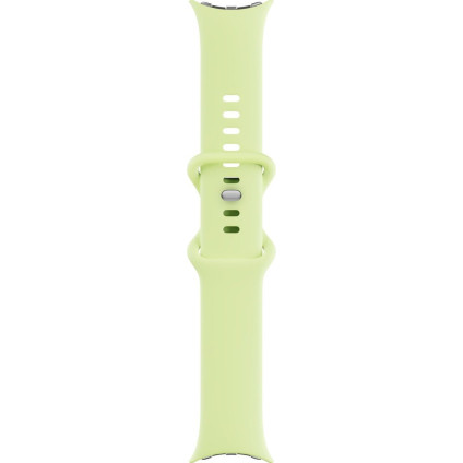 Умные часы Google Pixel Watch 4 41 мм (глянцевый золотистый/лемонграсс, спортивный силиконовый ремешок)