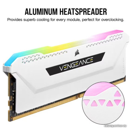 Оперативная память Corsair Vengeance RGB PRO SL 2x8ГБ DDR4 3200 МГц CMH16GX4M2E3200C16W