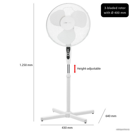 Вентилятор Clatronic VL 3603 S (белый)