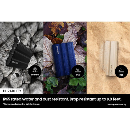 Внешний накопитель Samsung T7 Shield 2TB (черный)