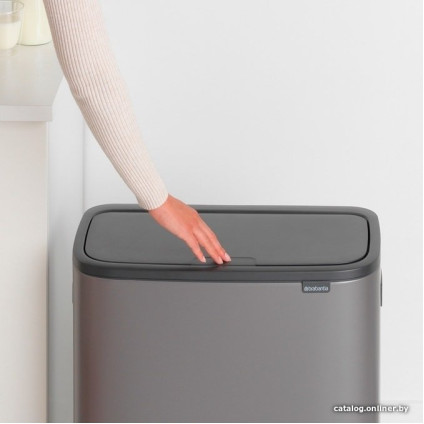 Мусорное ведро Brabantia Bo Touch Bin 60 л (платиновый)