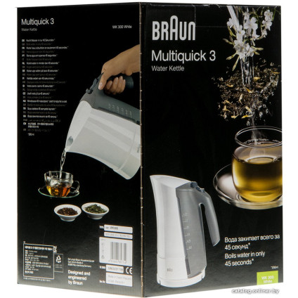 Электрический чайник Braun WK 300 White