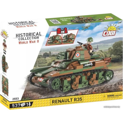 Конструктор Cobi World War II 2553 Renault R35