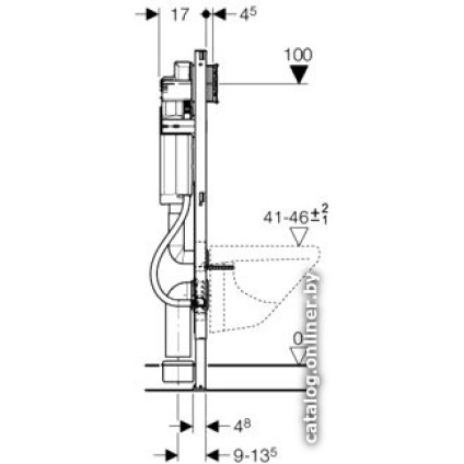Инсталляция для унитаза Geberit Duofix [111.375.00.5]