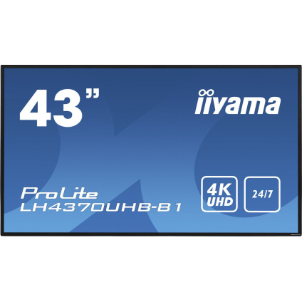 Информационная панель Iiyama ProLite LH4370UHB-B1