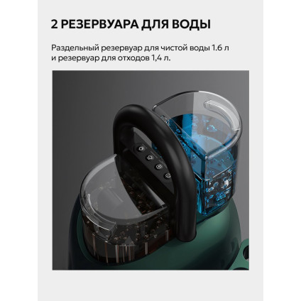 Пылесос Deerma DEM-BY700 (зеленый)