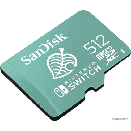 Карта памяти SanDisk Nintendo Switch Licensed Card Animal Crossing Edition microSDXC 512GB SDSQXAO-512G-GNCZN