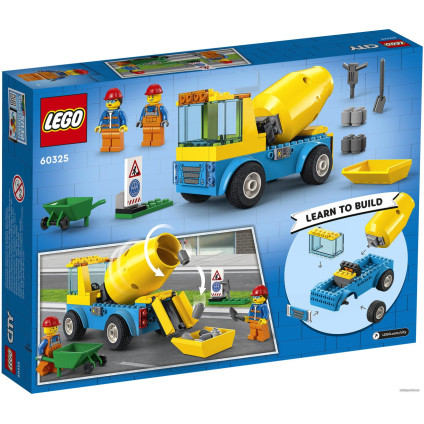 Конструктор LEGO City 60325 Бетономешалка