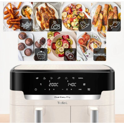 Аэрогриль (аэрофритюрница) Tefal Dual Easy Fry EY942AE0